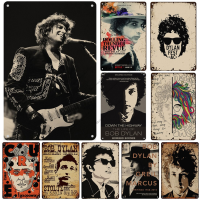 Retro Bob Dylan ป้ายโลหะดีบุกสำหรับบาร์คาเฟ่และคลับตกแต่งผนัง