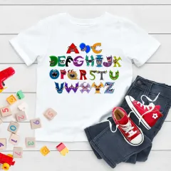 Get Latter T Cute Shark Alphabet Lore shirt For Free Shipping • Custom Xmas  Gift