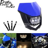 H4 12V Motorcycle Off Road Enduro Headlight Front Running Head Light Lamp Universal For Yamaha WR250R WR450F YZ YZF TTR WR WRF