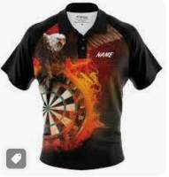 2023 new arrive- Dart-themed Polo Shirts with 3D Personalization for Men and Women Players and Teams   20