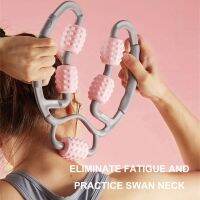 【ATG】เครื่องนวดขาห้าล้อ Training Roller Ring Clamp Muscle Relaxation Neck Cervical Massager Household Relaxation Tool