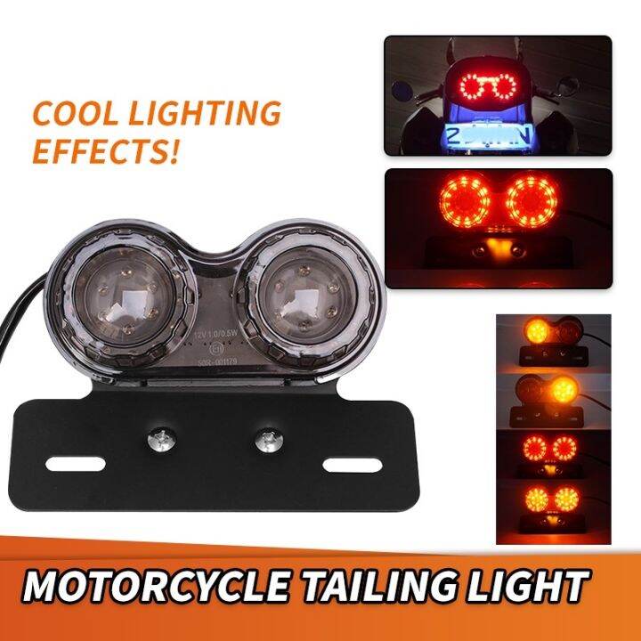 Motorcycle Universal Double Double Tail Turn Signal Light/LED Tail