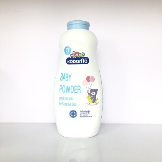 Combo 2 chai phấn kodomo ngừa rôm sẩy cho bé 400g baby powder extra mild - ảnh sản phẩm 1