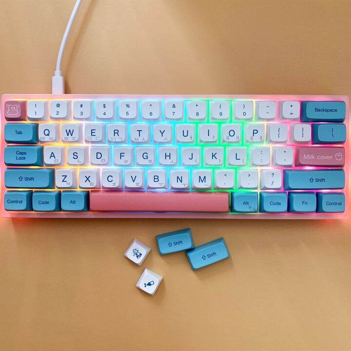 Keycaps Korean Hangul Layout Cherry MX PBT XDA Highly Profile Keycap