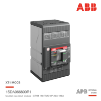 ABB เบรกเกอร์ MCCB Tmax XT1B 160 TMD 20-450 3p F F 18kA