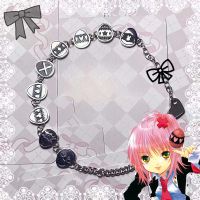 Anime Shugo Chara Cosplay Bracelet Unisex Punk Couple Titanium Steel Heart Pendant Bracelets Jewelry Accessories Gifts