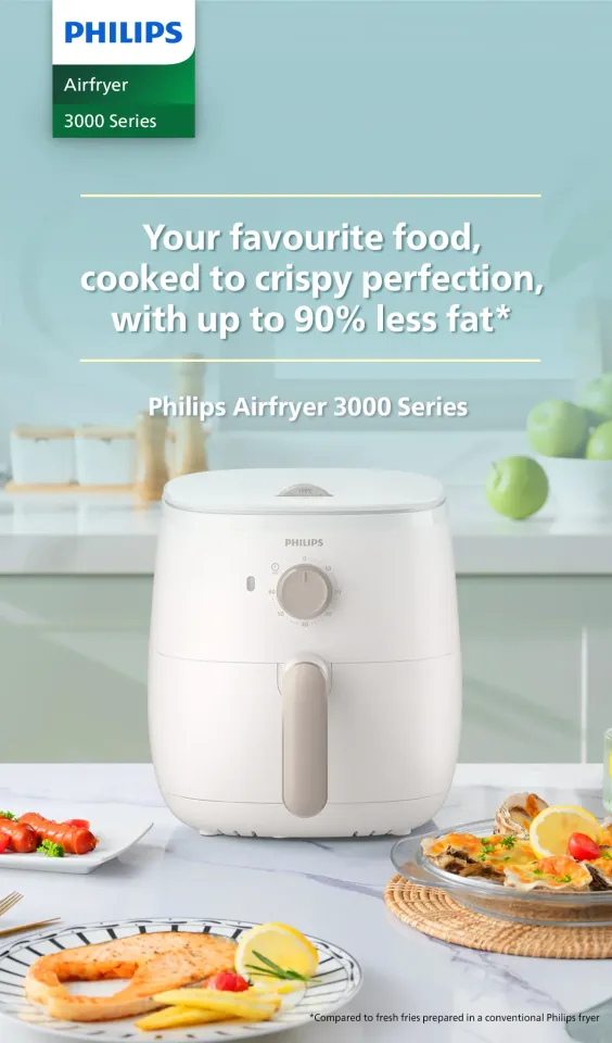 Philips HD9100/20 Airfryer 3000 Series L 3.7L White