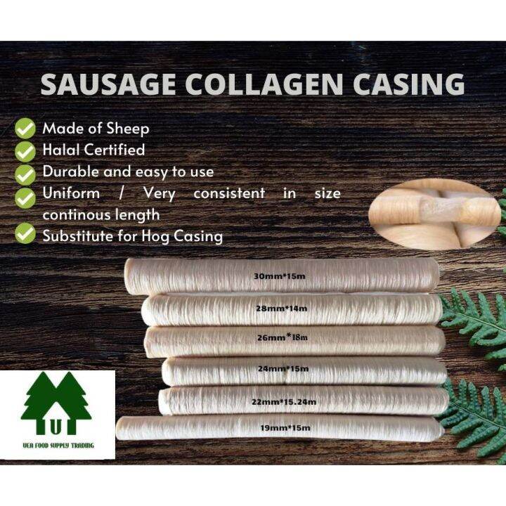FOOD FOOD Edible Sausage / Longganisa Casing Alternative/Substitute