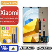 หน้าจอจอ LCD แบบดั้งเดิมสำหรับ Xiaomi Poco M5อะไหล่ทดแทนประกอบ Digiziter จอแสดงผล LCD แบบสัมผัสหน้าจอสำหรับ Redmi Note 11E หน้าจอ