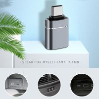 Type C To USB 3.0 OTG Adapter USB C Male To USB Female Converter For Macbook Air Pro Samsung S21 Xiaomi Huawei C Mouse OTG Plug