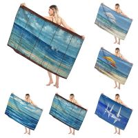 Hawaiian style bathroom adult soft bath towel sauna large beach towel modern fitness towel hotel womens shower quick drying