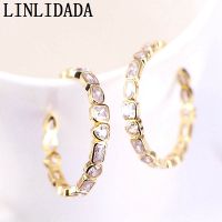 5Pairs,2020 New charm fashion crystal zirconia circle earrings CZ Women Round Earrings Jewelry