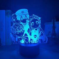 Lamp Manga Toilet Bound Led Night for Bedroom Decor Nightlight Acrylic 3d