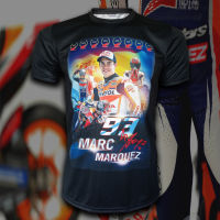 เสื้อยืดคอกลม T-shirt MotoGP เสื้อยืดโมโตจีพี สำหรับแฟนคลับ มาร์ก มาร์เกซ #MG0048 ไซส์ S-5XL