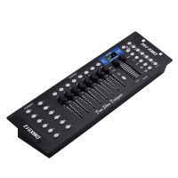 [ammoon]DMX512 Light Controller Console Panel 192CH Programming Function Sound Activated with LED Screen Antenna for Stage DJ Pubs Bar Party Disco Wedding Par Light