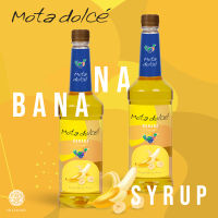 HILLKOFF : น้ำเชื่อมแต่งกลิ่น Mota Dolce  กลิ่น Banana