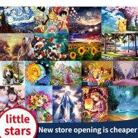 Little star paint by numbers 40*50cm number painting wall decor painting by numbers for kids(only one size: 20cmX30cm)(Contact seller, free custom pattern)