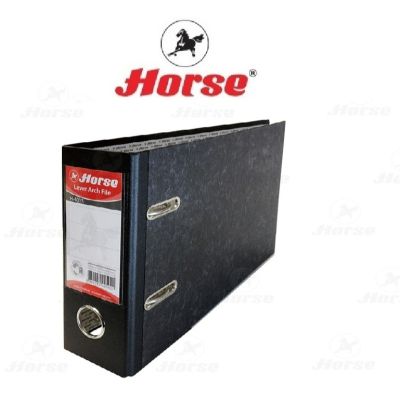 Horse ตราม้า แฟ้มสันกว้าง H-401S A5 3 นิ้ว สีดำ
