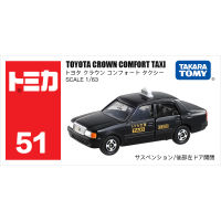 Tommy Domeca โมเดลรถอัลลอยจำลองของเล่นเด็กหมายเลข51 Toyota Crown Taxi 746881