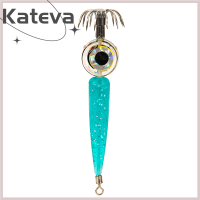 [Kateva] COD LED ตกปลาล่อปลาหมึก JIG Hook ไม้กุ้งปลาหมึกตกปลาเรืองแสงเหยื่อ