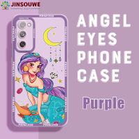 Jinsouwe เคสโทรศัพท์สำหรับ Samsung Galaxy S20 FE เคส Samsungnote20fe สำหรับเด็กหญิงเด็กชายเคสการ์ตูนเจ้าหญิงยางนิ่มฝาครอบด้านหลัง