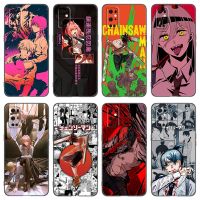 Chainsaw Man Comics Phone Case For OnePlus 7T 8T 9RT 10R Pro 6T Nord 2T CE2 N10 N20 N100 N200 ACE 5G Soft TPU Black Cover