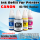 หมึกเทียบเท่า หมึกเติม ปริ้นเตอร์  แคนนอน Ink for Canon  GI790   PIXMA G1000  G1010  G2000  G2002  G2010  G3000  G3010  G4000   G4010