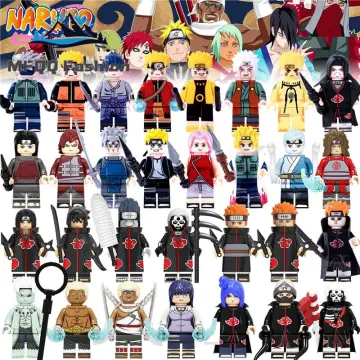 NARUTO Minifigure Doll Set of 8 LEGO Compatible Sasuke Anime Japan