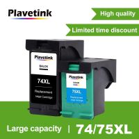 Plavetink ตลับหมึกสำหรับ HP หมึกที่เข้ากันได้74 75 CB335WN CB337WN Photosmart C4200 C4280 C4345 C4380 C4385 C4580 C4480