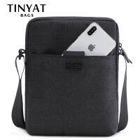 TINYATกระเป๋าผู้ชายแสงผ้าใบกระเป๋าสะพายสำหรับ 7.9 IpadลำลองC Rossbodyกระเป๋ากันน้ำธุรกิจกระเป๋าสะพายสำหรับผู้ชาย 0.13 กิโลกรัม