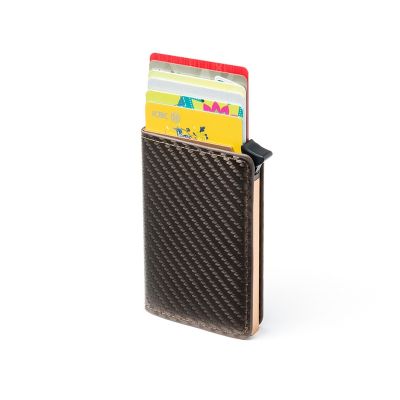（Layor wallet） ผู้ถือบัตรคาร์บอนไฟเบอร์กระเป๋าสตางค์ RFID Protector Card Case Slim Men ผู้ถือบัตรเครดิตพร้อมช่องใส่โน้ต