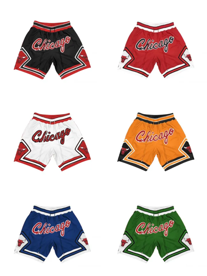 Alangan shorts Embroidery lakers chicago bulls jameas Jersey shorts High  quality basketball free size(22~28)