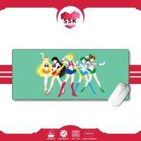 แผ่นรองเมาส์ Sailor Moon รุ่น Minimalist Design Extended แผ่นรองเมาส์เกมมิ่งขนาดยาว 3 มม. 5 มม