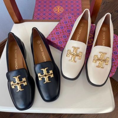 2023 new TORY BURCH Ladies Loafers LAETHER SHOES
