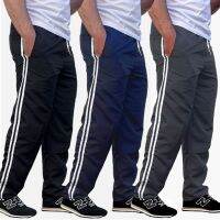 Mens Tactel Pants 2 Stripes Pockets Basic Sport Workout Fashion Cheap Protective Gear