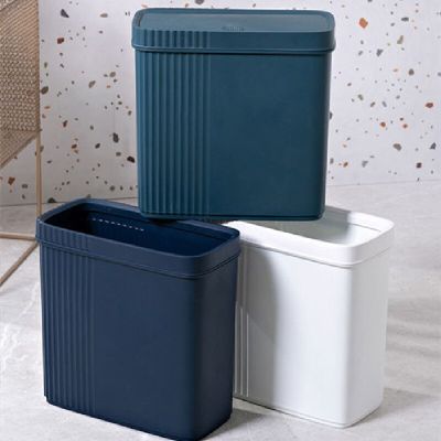ถังขยะพร้อมฝาปิดสำหรับห้องน้ำในบ้านถังขยะอัจฉริยะอุปกรณ์ทำความสะอาดถังขยะ J05รีไซเคิลขยะอัตโนมัติ