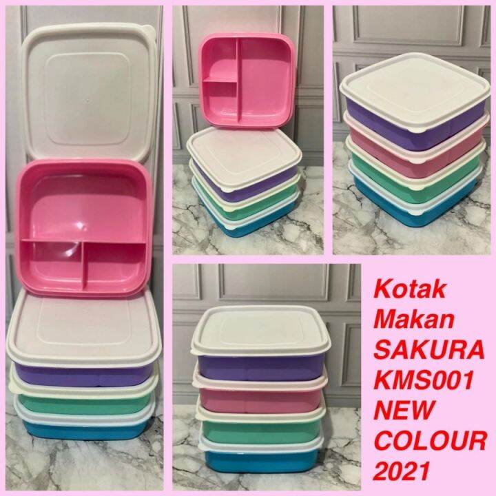Lunch box Sakura / Tempat Makan / Kotak makan / Catering box / Wadah
