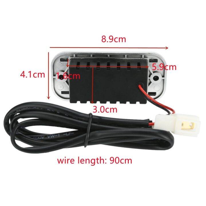 ซ็อกเก็ตชาร์จ-12-24v-3-พอร์ต-18w-pd-type-c-2-1a-1a-usb-สําหรับรถจักรยานยนต์-รถบรรทุก-เรือ-rv-รถบัส