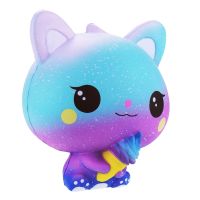 Decompression Simulation Slow Rebound Ice Cream Cat Toy  Hand Squeeze Anti Stress Relieve Toy for Child Kids Antistress