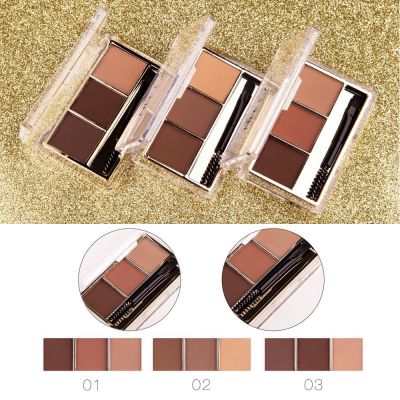 Nee cara 3 color mix brow powder N300 พาเลทแต่งคิ้ว**ของแท้ พร้อมส่ง