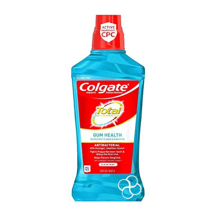 Colgate Clean Mint Total Gum Health Mouthwash 1L | Lazada PH