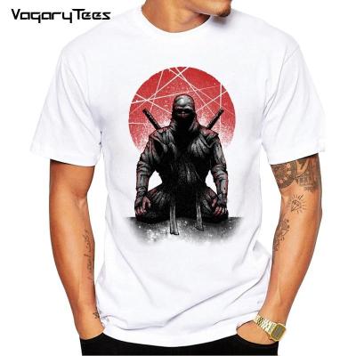 Summer Fashion Japanese Armored Samurai Print Casual Tshirt Short Sleeve Popular Funny Design Dj Warrior Tshirt Hipster Cool Top