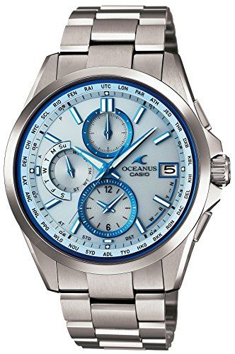 CASIO Jam Tangan Oceanus Garis Klasik Radio Surya OCW-T2600-2AJF