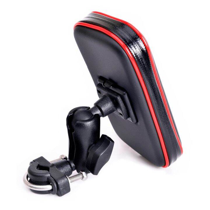 upgrade-360-degree-gps-motorcycle-waterproof-bag-bicycle-phone-holder-adjustable-handlebar-support-moto-mount-card-slots