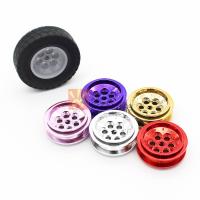 4PCS Building Blocks 32020 32019 High-tech Wheel 43.2mm D. x 18mm with Tire 62.4 x 20 S MOC Accessories DIY Build Car Hubs Toys Building Sets