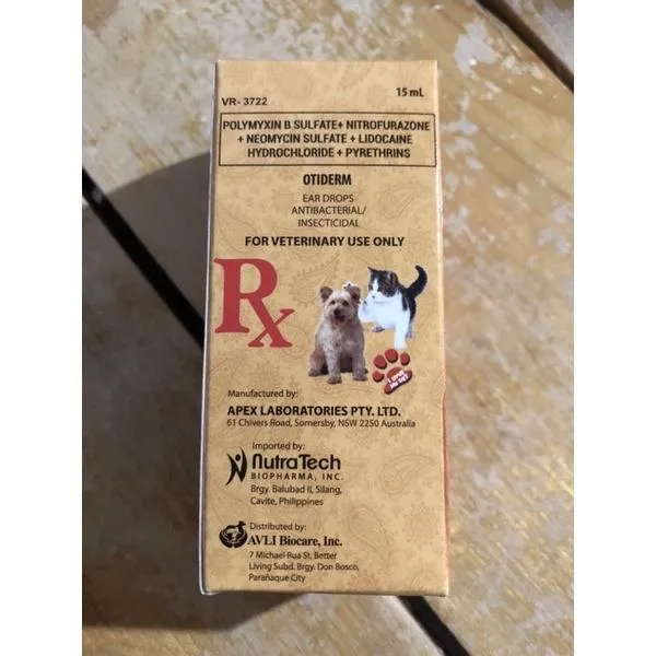 OTIDERM EAR DROPS FOR CATS AND DOGS 15ml Lazada PH