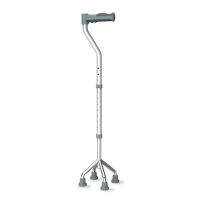 [รับประกัน 3 เดือน] Hospro Walking Stick ไม้เท้า 4 ขา รุ่น H-WS9321