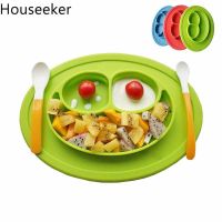 Smile Dish Bowl Plates Food Grade Silicone Feeding Plate Tray Dishes for Kids