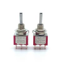 T812 Locking Type Toggle Switch T80-T ON ON ON 3A/250V 5A/125V 6mm 6PIN SP3T 3 Way Switches Electrical Circuitry  Parts