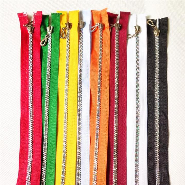 1pcs-shiny-nylon-resin-open-end-zipper-5-resin-zipper-down-jacket-overcoat-zipper-clothing-accessories-door-hardware-locks-fabric-material